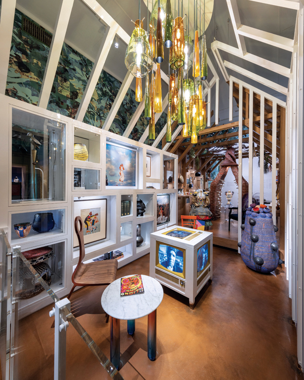 2 Installation view of Before Yesterday We Could Fly: An Afrofuturist Period Room, 2021. Courtesy of Anna-Marie Kellen, The Metropolitan Museum of Art, and Southern Guild. 