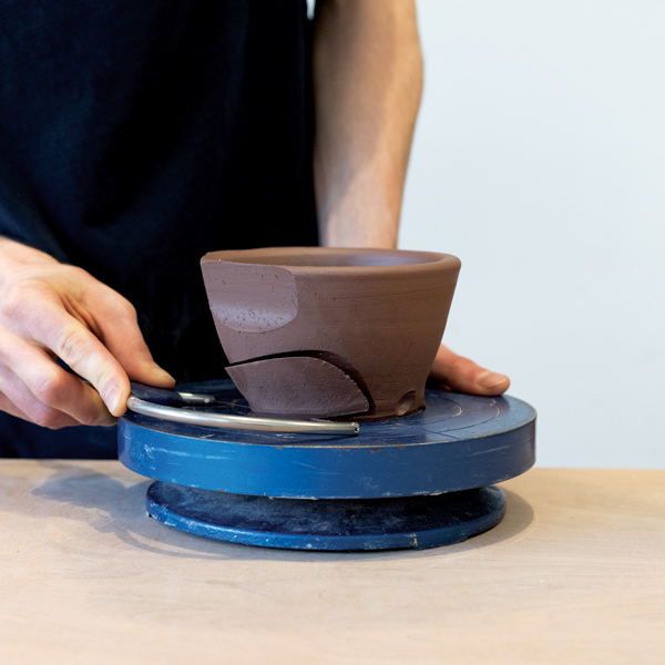 7 Experiment with leaving sections of the bowl unfaceted.