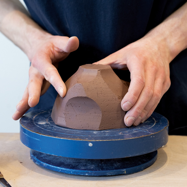 10 With the pad of a finger, smooth all edges and surfaces to your liking.