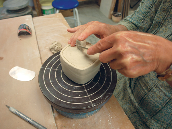 10 Smooth the entire piece with a finishing sponge to blunt any sharp edges.