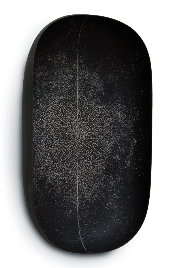 Carbon Neutral, 33 in. (84 cm) in height, cast earthenware, multiple firings to cone 1, 2010.