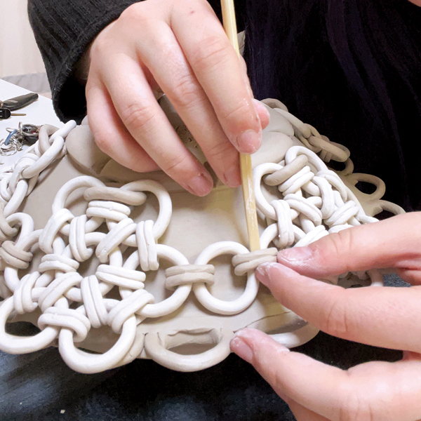 13 Use double coils to connect all of the attached patterns together.