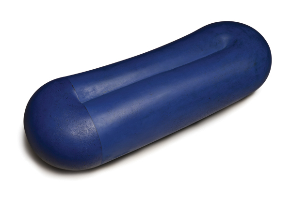 blink, 28 in. (71 cm) in length, cast earthenware, fired to cone 1, 2016.