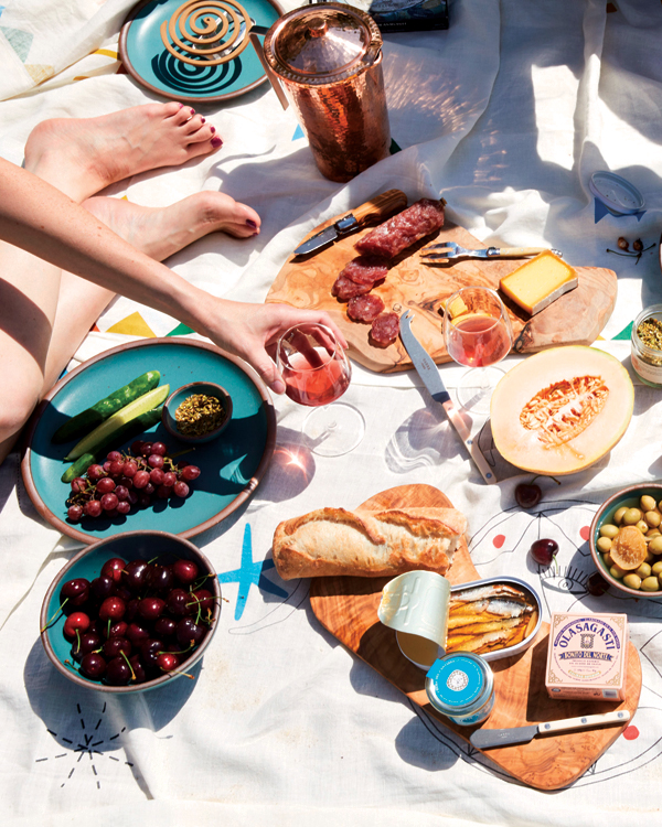 This image was part of East Fork Pottery’s Fantasy Picnic marketing campaign. Last summer, the company invited their followers and fans to submit a 2200-character description of the “most picturesque fantasy picnic you can imagine,” along with a photo that illustrated the story. The contest’s winner received a picnic bundle of the Secret Beach collection. Top entries were posted to the blog. Photo: East Fork.