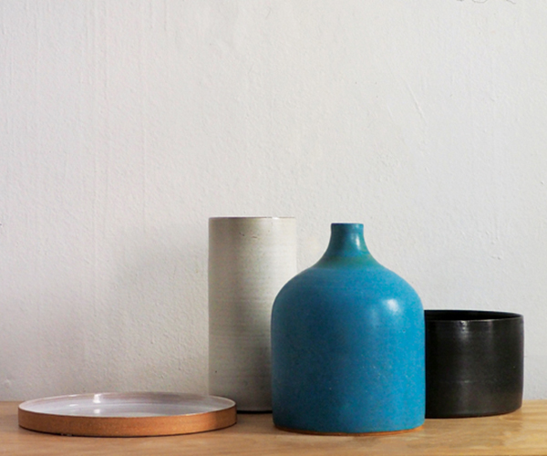 1 Vessels, to 10 in. (25 cm) in width, stoneware, 2022. 
