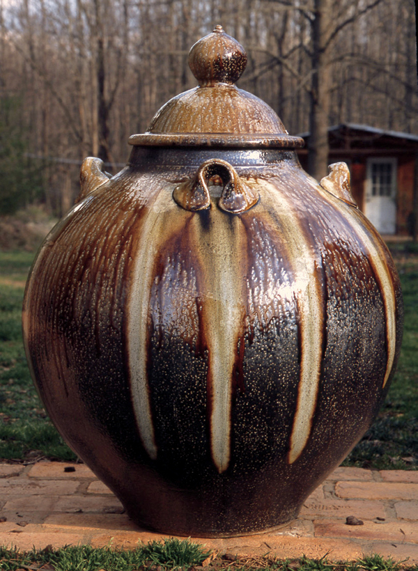 Big pot with glass runs, 2016.