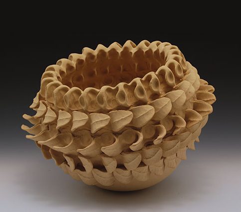 1 Corolla Bowl, 15 in. (38 cm) in diameter, stoneware, 2016.
