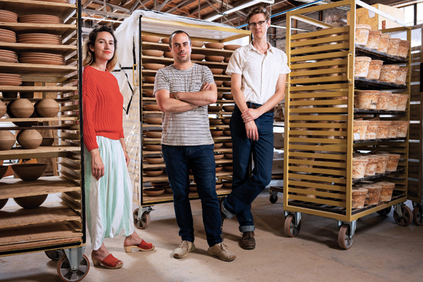 1 East Fork founders (from left to right): Connie Matisse, Alex Matisse, and John Vigeland. Copyright Evan Kafka. 