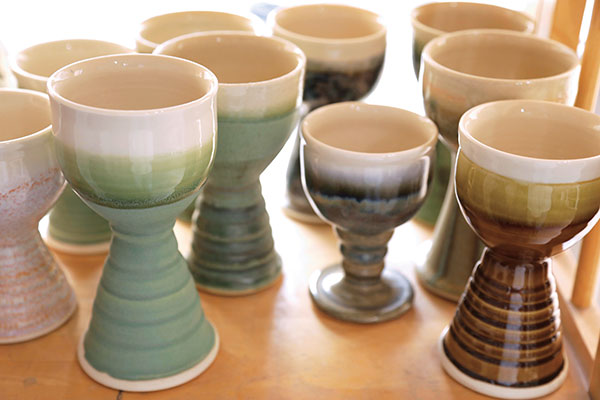4 Studio pots, 2020. Photo: Genaro Molina. 