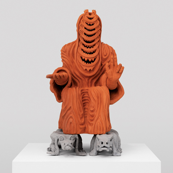 3 Sharon van Overmeiren’s Cesar Millan, earthenware, 2019. All pieces: Princessehof National Museum of Ceramics Collection. 