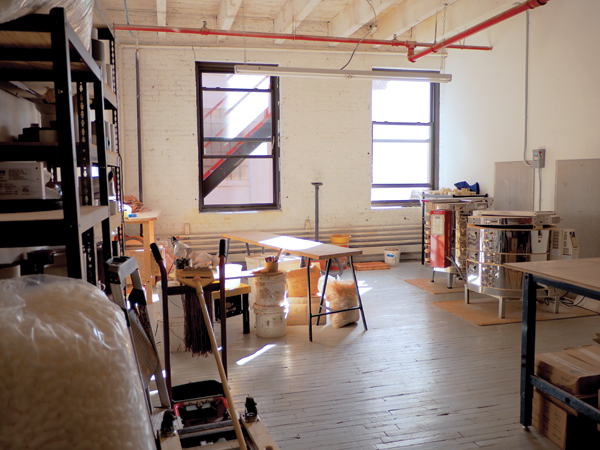 5 View of Hervy’s studio. 