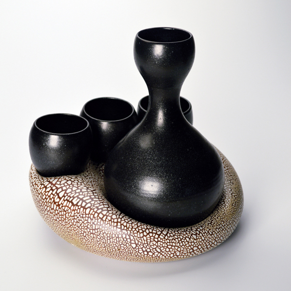 Bourbon Buds, 12 in. (30 cm) in height, stoneware. 