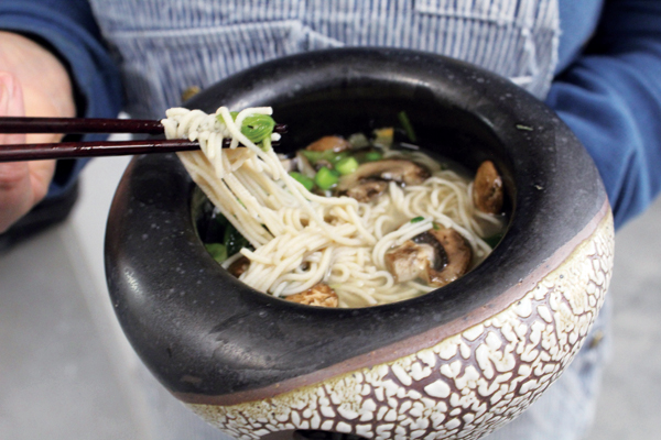 Chopstix Bowl in use. Photo: R. Cole Collier. 