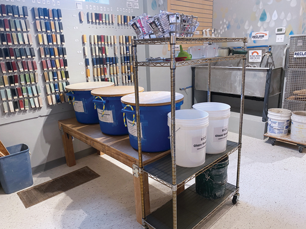5 Glaze-area setup.
