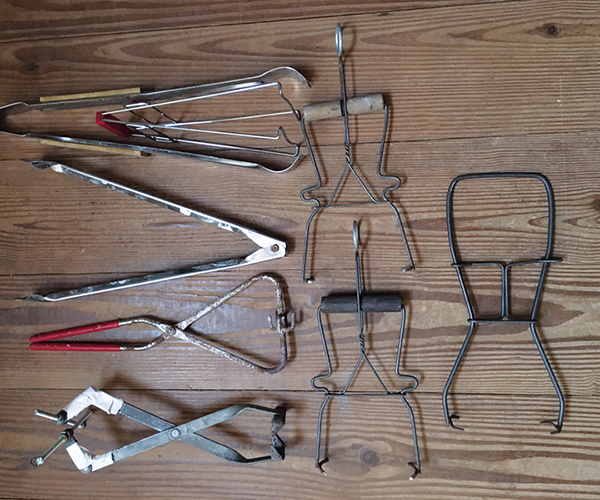 1 Various canning-jar lifters.