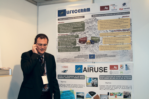 1 Javier García Ten, research leader at ITC and Lifeceram’s main researcher.