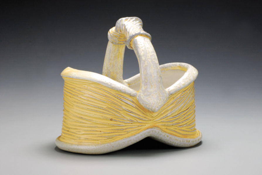 Joy Tanner’s carved basket.