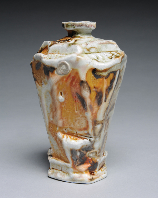 Lucien Koonce’s tokkuri, 5½ in. (14 cm) in height, stoneware, 2015.