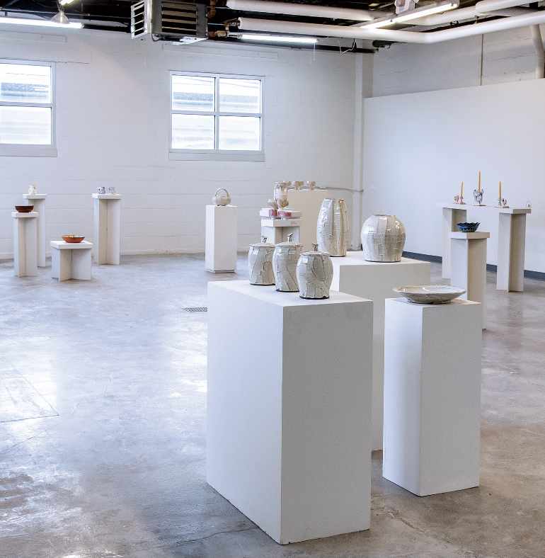 7 Peeking into the Trish Martindell Gallery at QCC. Photos: Charity Rust-Jordan and Thomas Jordan. 