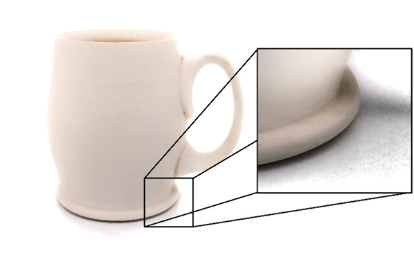 2 Build subtle feet on mugs to act as catch basins for crystalline glazing.