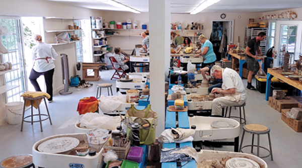8 Sugar Maples Center For Creative Arts ceramics studio.