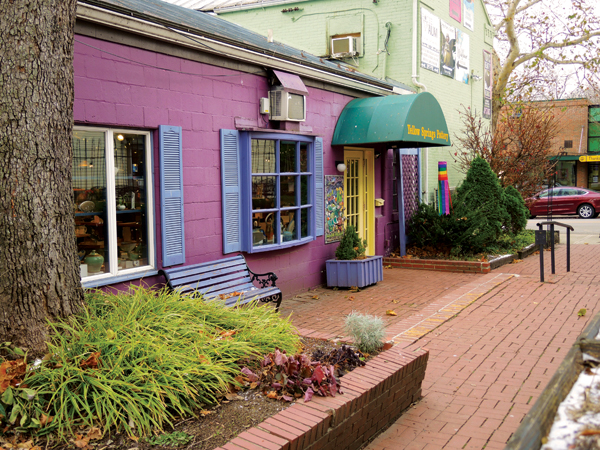 2 Yellow Springs Pottery storefront. 