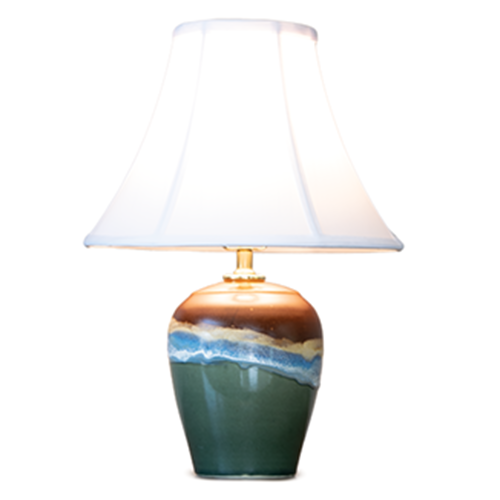 Finished lamp.