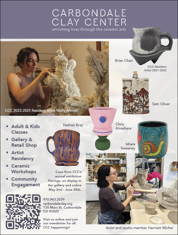 Carbondale Clay Center ad