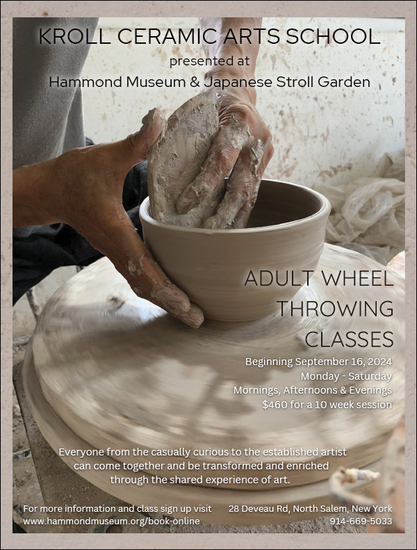 Kroll Ceramic Arts School ad image – October 2024