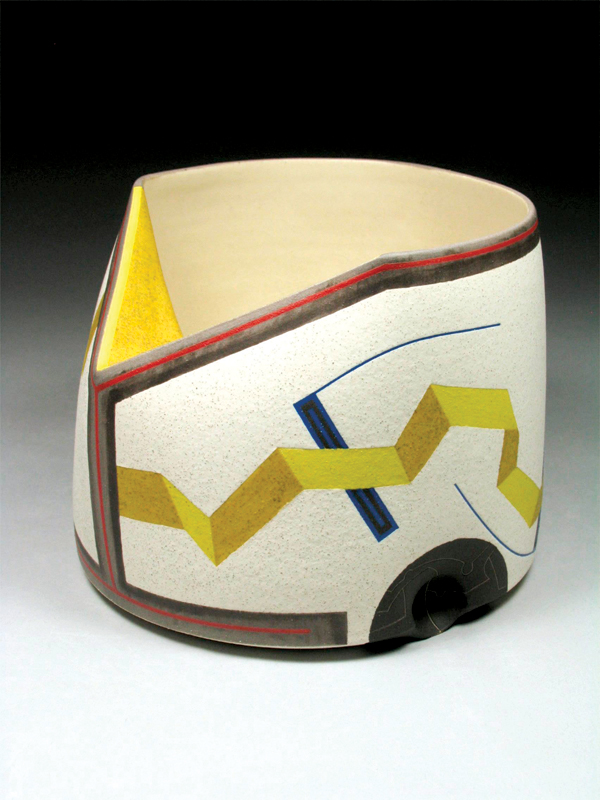 8 Untitled, 7 in. (18 cm) in width, stoneware, 2016.