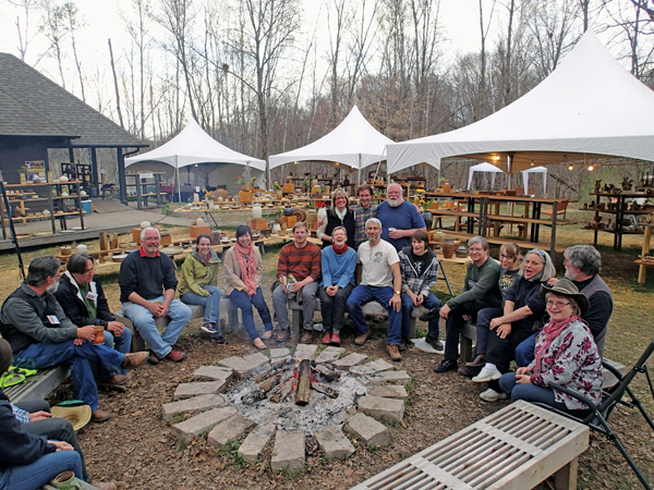 6 Guest artists on the St. Croix Pottery Tour with Briscoe and Krousey.