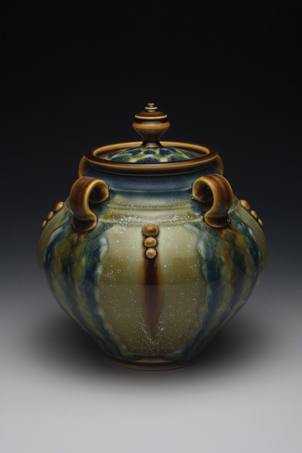 8 Ryan J. Greenheck’s covered sprigged jar.