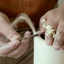 Inside and Out: Trimming Porcelain in Jingdezhen by Xu Yanli