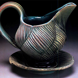 Leah Leitson's Altered Porcelain Pots by Ann Gleason