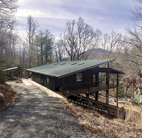 1 A wintertime view of the Center, nestled in the mountains of Western North Carolina.