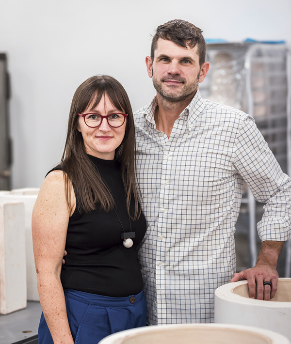 2 Teegan and Jeff Nordhues, owners of Pax Lighting.