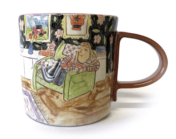 Molly Anne Bishop's finished mug.