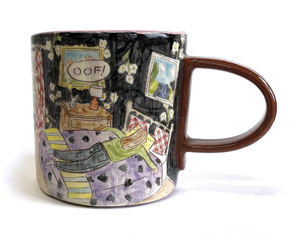 Molly Anne Bishop's finished mug.