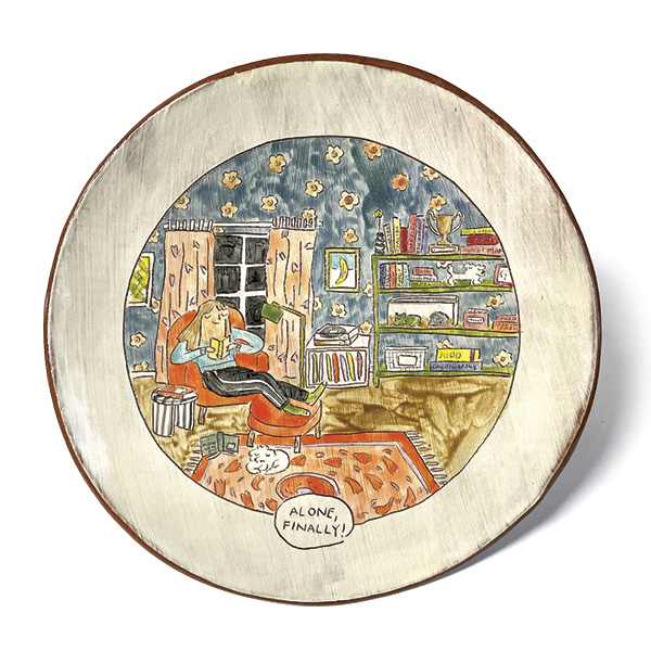 Molly Anne Bishop's finished plate.