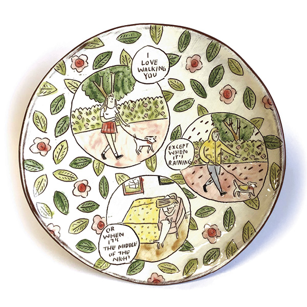 Molly Anne Bishop's finished plate.