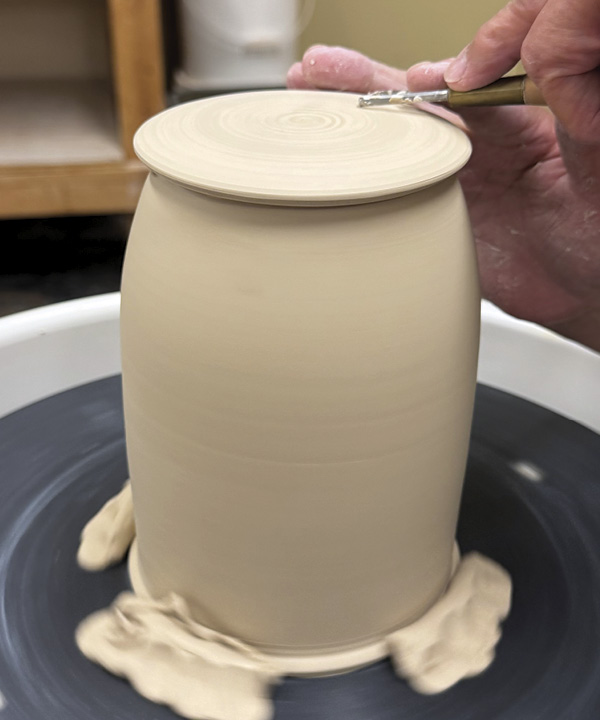 10 Recheck lid size in proportion to body and make any necessary changes.