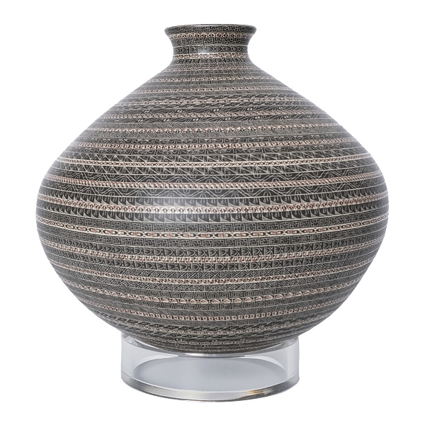 2 Laura Bugarini and Hector Gallegos’ Untitled, 8 in. (20.3 cm) in height, earthenware.