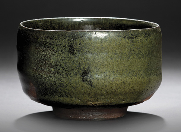 2 Teabowl, 5 in. (13 cm) in width, stoneware, creek clay with kiln flashing, 2018.