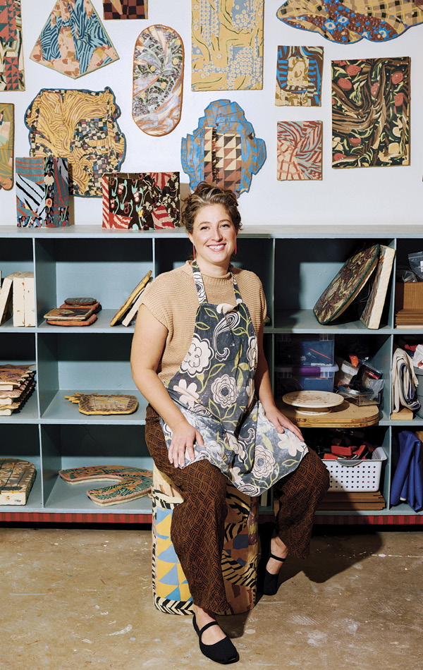 Portrait of Joanna Poag in her studio. Photo: Grace Walker.