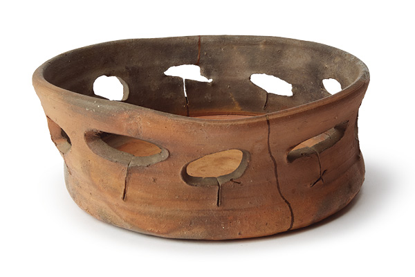 3 JB Blunk’s Thrown Pierced Bowl, ceramic, 1953. Courtesy JB Blunk Estate. Photo: Daniel Dent.
