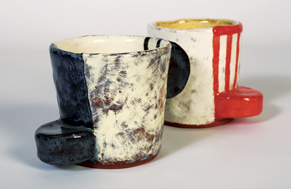 6 Whiskey cups, 3½ in. (8.9 cm) in height, 2019.