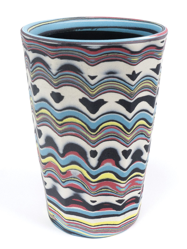 Haakon Lenzi’s agateware tumbler.