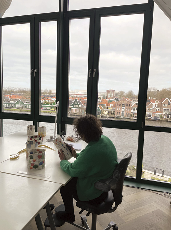 7 View from Kortenaar’s workspace.