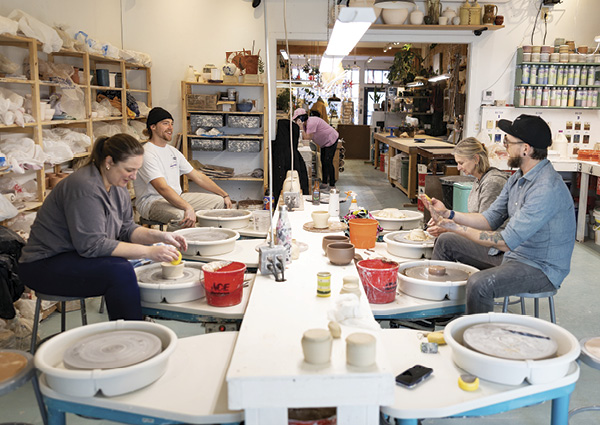 A view inside Papavero Clay Studio.