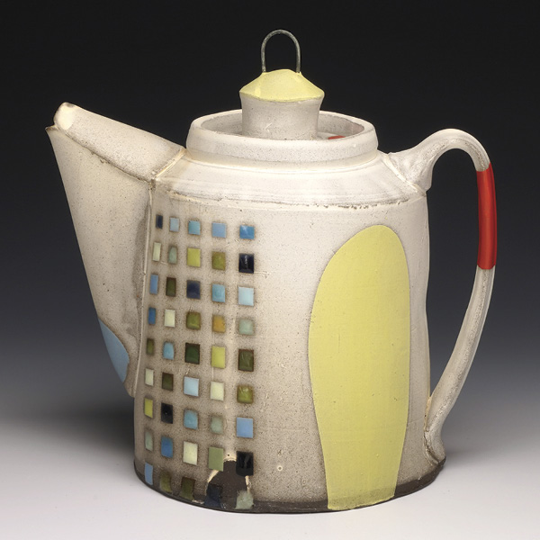 Jeremy Randall's finished teapot.